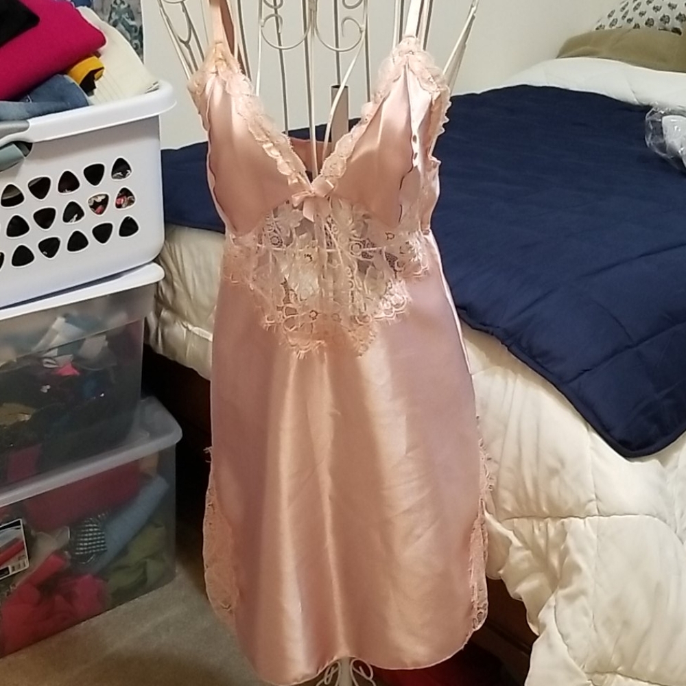 Lovely dusty rose slip nightgown